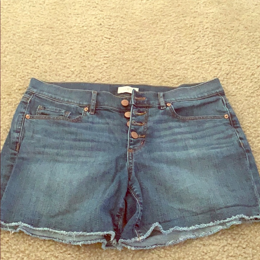 Loft jean shorts